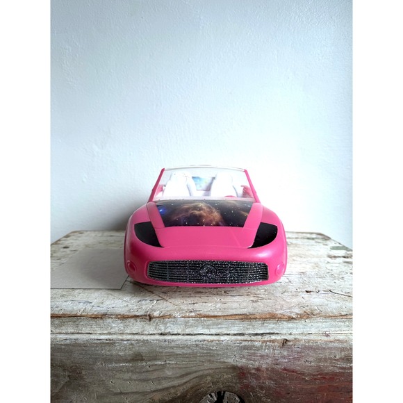 Barbie Glam Pink Galaxy Convertible Toy Car, Used, Custom - Picture 4 of 9